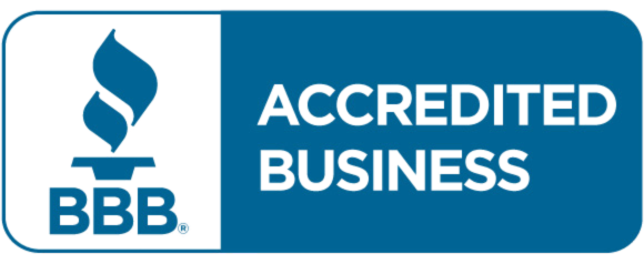 BBB Accredited Business seal for Jiles Roofing & Solar Power, representing trust, accreditation, and commitment to high service standards.